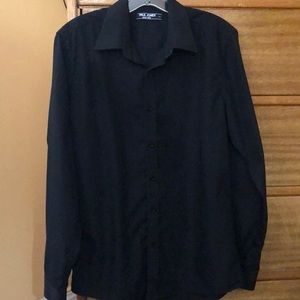 Paul Jones black button down shirt, men’s size small.